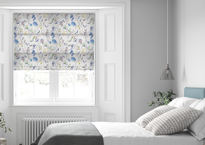 Grove, Saxon Blue - Roman Blind - Image 3